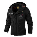 Men’s Waterproof Winter Jacket with Hood and Warm Lining