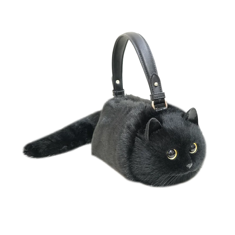 Luxury Women’s Handbag – Cute Cat Tote & Crossbody Bag