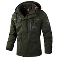 Men’s Waterproof Winter Jacket with Hood and Warm Lining